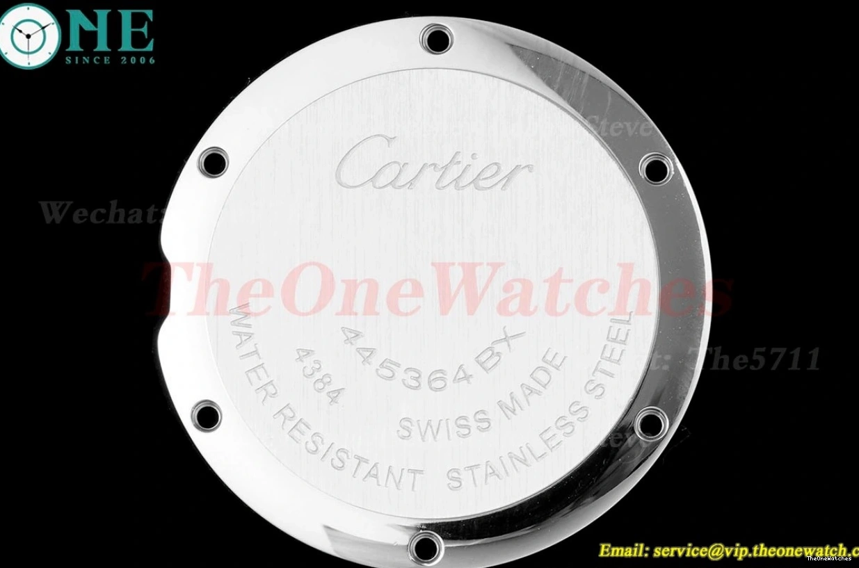 Cartier Quartz SS Pasha 30mm De Ladies Dial AF White SS 1224